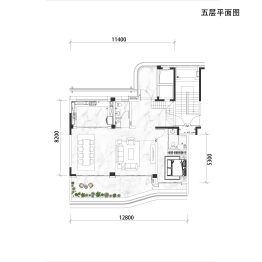 世园润府4室2厅1厨4卫建面236.0㎡