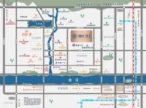朝南·星汇区位图、交通图