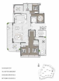 江发·翡翠观澜5室2厅1厨3卫建面230.00㎡