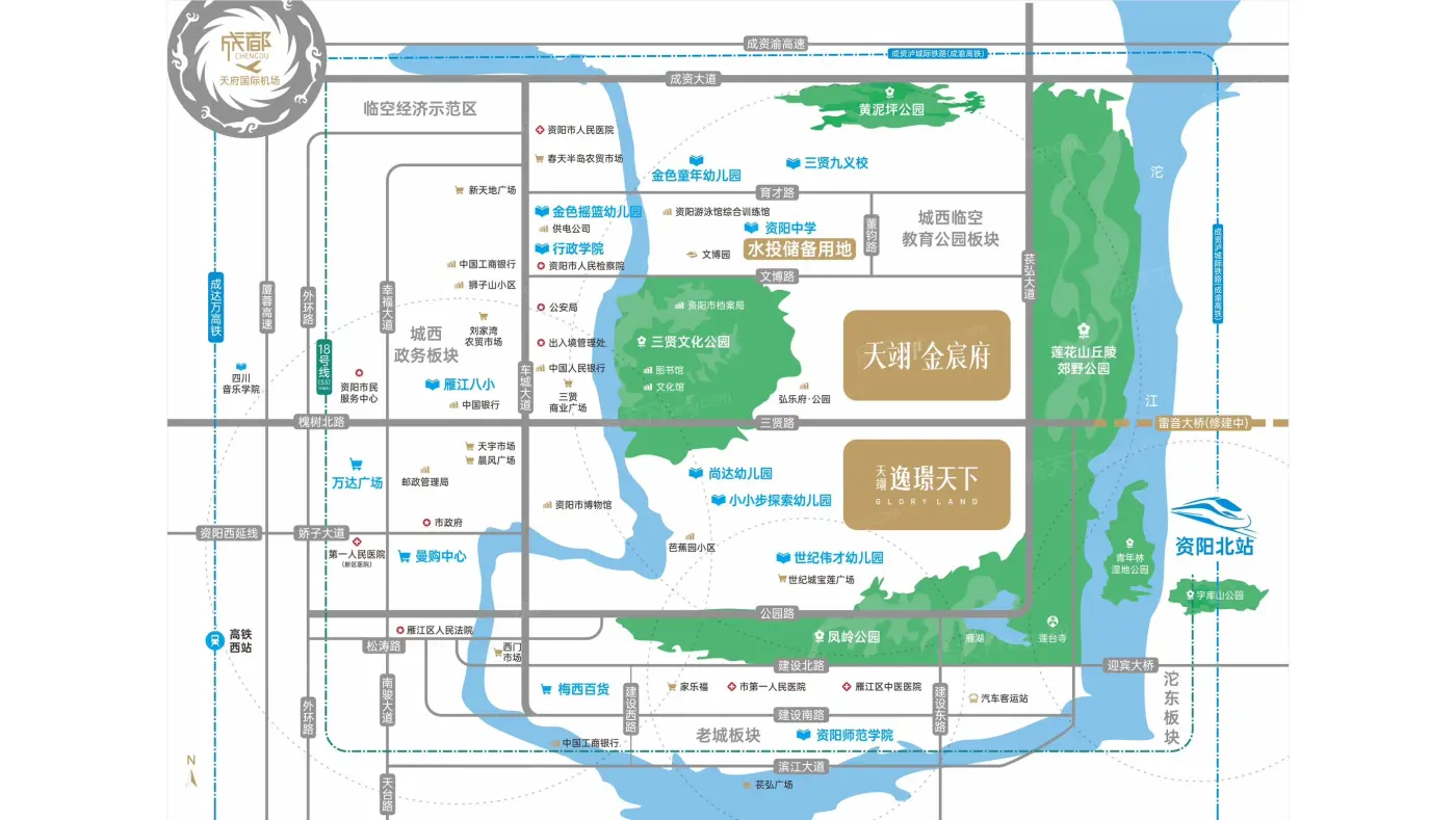 天翊·金宸府交通图