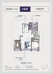 滨海·河阅3室2厅2卫建面130.00㎡