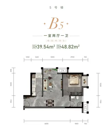 煌华晶萃城峯悦户型图
