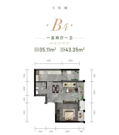 煌华晶萃城峯悦户型图