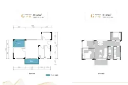 隆峻·仙屿山3室2厅1厨1卫建面63.0㎡