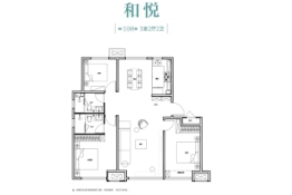 北岸青特观山赋3室2厅1厨2卫建面108.00㎡