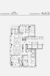 中興傲舍4室2厅2厨3卫建面275.00㎡