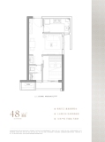 京基宸悦府48平