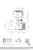 顺景现代城·顺丰楼D户型