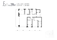 E2户型219平