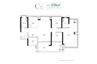 C3户型-建面约108㎡