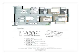 方大太阳城3室2厅1厨2卫建面121.0㎡