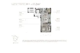 中国铁建·宁波·未来视界3室2厅1厨2卫建面112.0㎡