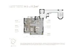 中国铁建·宁波·未来视界3室2厅1厨2卫建面112.0㎡