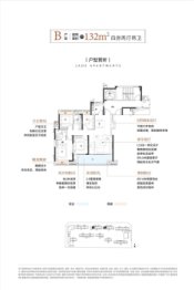 南昌润府4室2厅1厨2卫建面131.00㎡