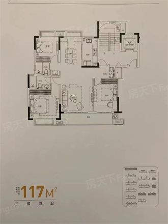 南昌旭辉中心户型图