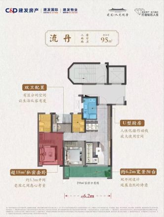建发九龙观唐户型图