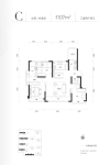 洋房107平米C户型
