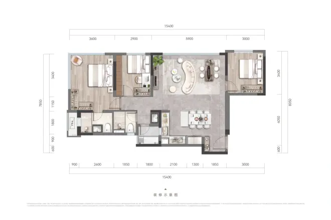 联发观音桥户型图