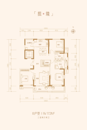 创新绿城3室2厅1厨2卫建面172.00㎡
