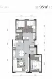 新区发展·缦云四季93平户型