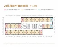 龙湖·春江郦城|滨江颂铂金岛21#公寓户型