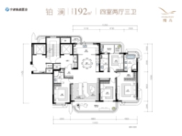 轨交缦岛4室2厅1厨3卫建面192.00㎡