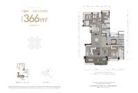 千重锦建面366㎡户型