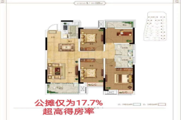 高速·时代公馆 4室2厅1厨2卫建面125.00㎡