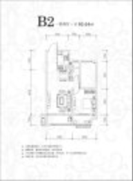 民生·嘉园1室2厅1厨1卫建面80.64㎡