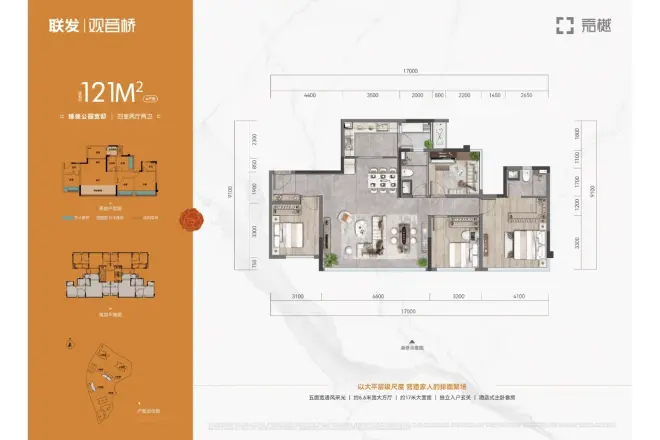 联发观音桥户型图