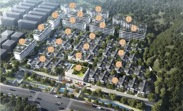 溪润合府楼栋平面图