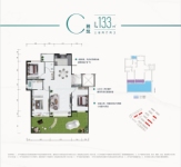 C户型（一楼） 133 雅筑-01