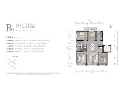 北京城建·和知筑4室2厅1厨2卫建面110.00㎡