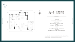 长建·翠景台二期4室2厅1厨3卫建面229.00㎡