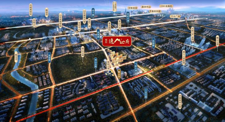 城投·逸山府实景图