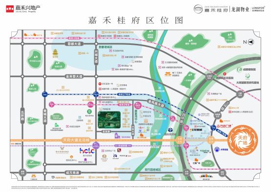 嘉禾桂府交通图