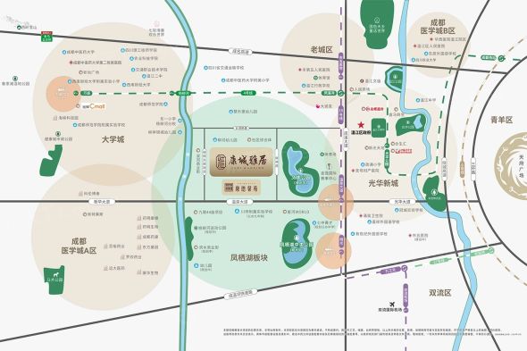 九联大悦城 康城雅居交通图