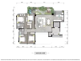保亿·御景润府4室2厅1厨2卫建面135.0㎡