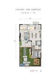 中华郡荆山居5室2厅1厨5卫建面252.58㎡