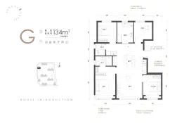 玺悦朝阳4室2厅1厨2卫建面134.0㎡