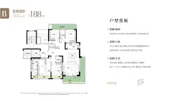 铁建投城发·花栖樾4室2厅1厨3卫建面188.0㎡