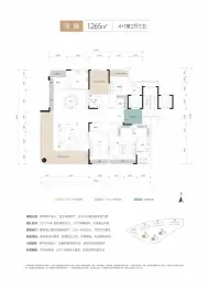 梦想·凤栖台5室2厅1厨3卫建面265.0㎡