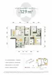 一期1号楼A户型图