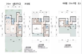 怀宁壹号院4室2厅5卫建面210.00㎡