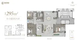 鑫远·紫樾府5室2厅1厨4卫建面295.0㎡