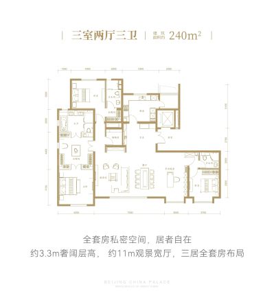 北京中国府别墅户型图