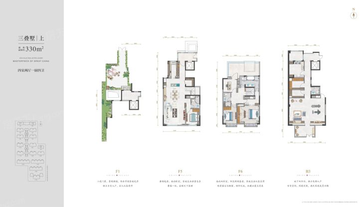 北京中国府别墅户型图