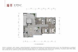 首开股份·臻礼著4室2厅1厨2卫建面117.0㎡