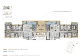 江发·天御湾5室3厅1厨4卫建面284.0㎡