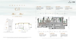 万科璞园三期（璞玉、璞璋）4室2厅1厨2卫建面120.0㎡